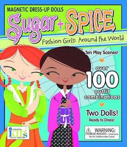 Magnetic Dress-up Dolls: Sugar + Spice Fashion Girls