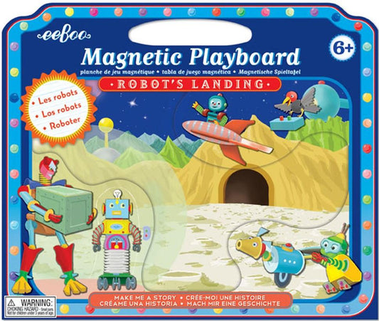 Magnetic Playboard Robot's Landing