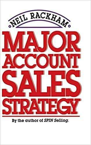 *Major Account Sales Strategy