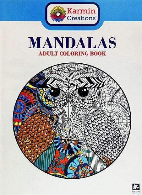 Mandalas Adult Coloring Book - Exercises Both Sides Of The Brain - Includes 32 Pages Of Different Designs