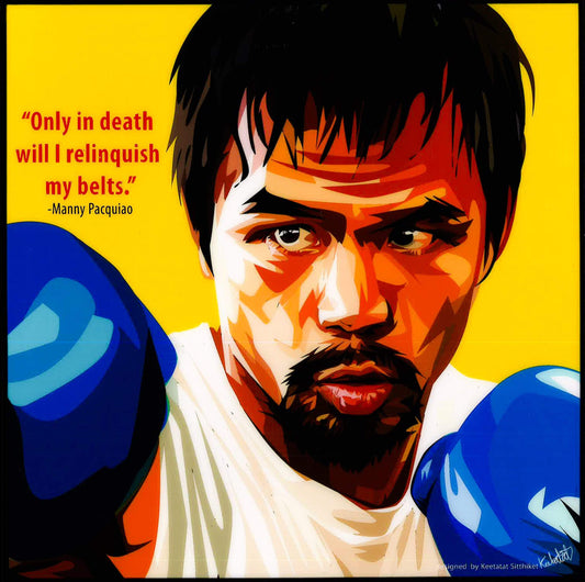 MANNY PACQUIAO POP ART (10'X10')