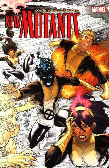 Marcel Color Your Own X-Men: New Mutants