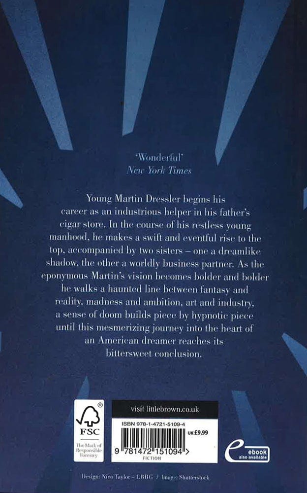 Martin Dressler: The Tale Of An American Dreamer