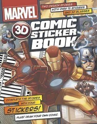 Marvel 3D Comic Sticker Book
