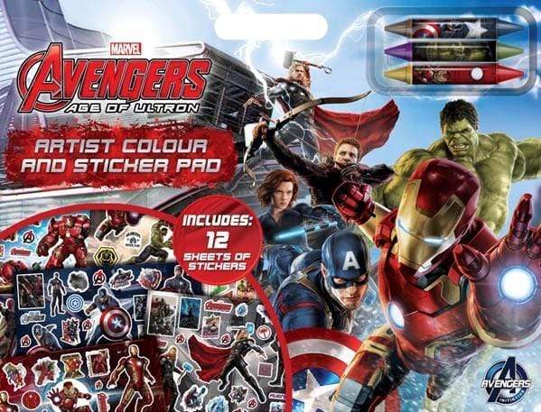 Marvel Avengers Age Of Ultron Artist Colour And Sticker Pad