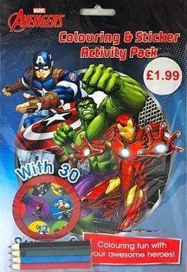 Marvel Avengers Colouring & Sticker Activity Pack