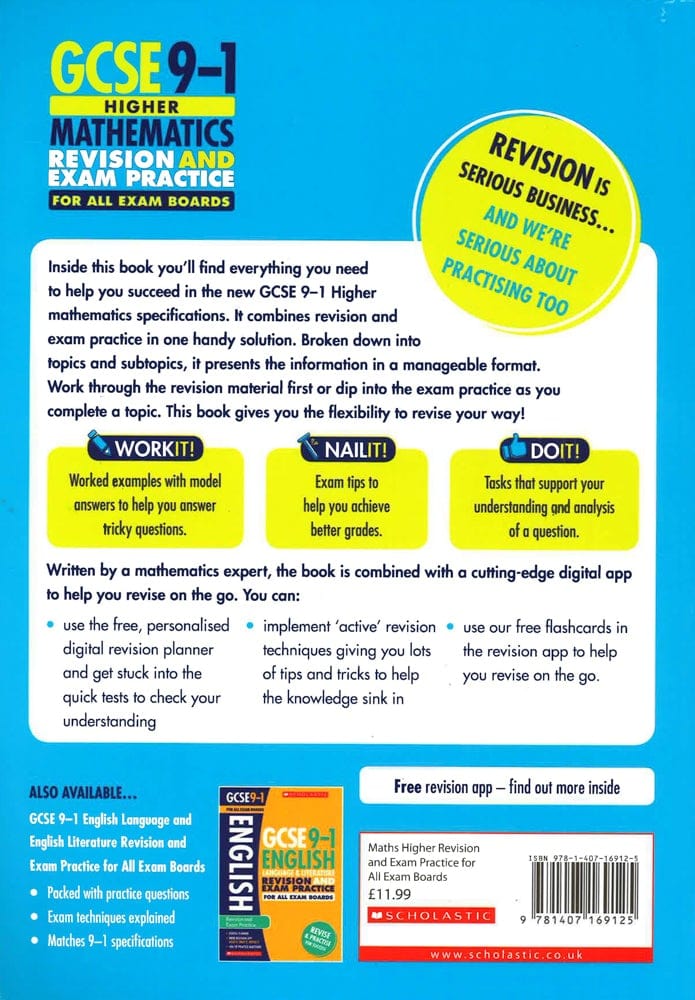 Maths Higher Revision And Exam Practice Book For All Boards