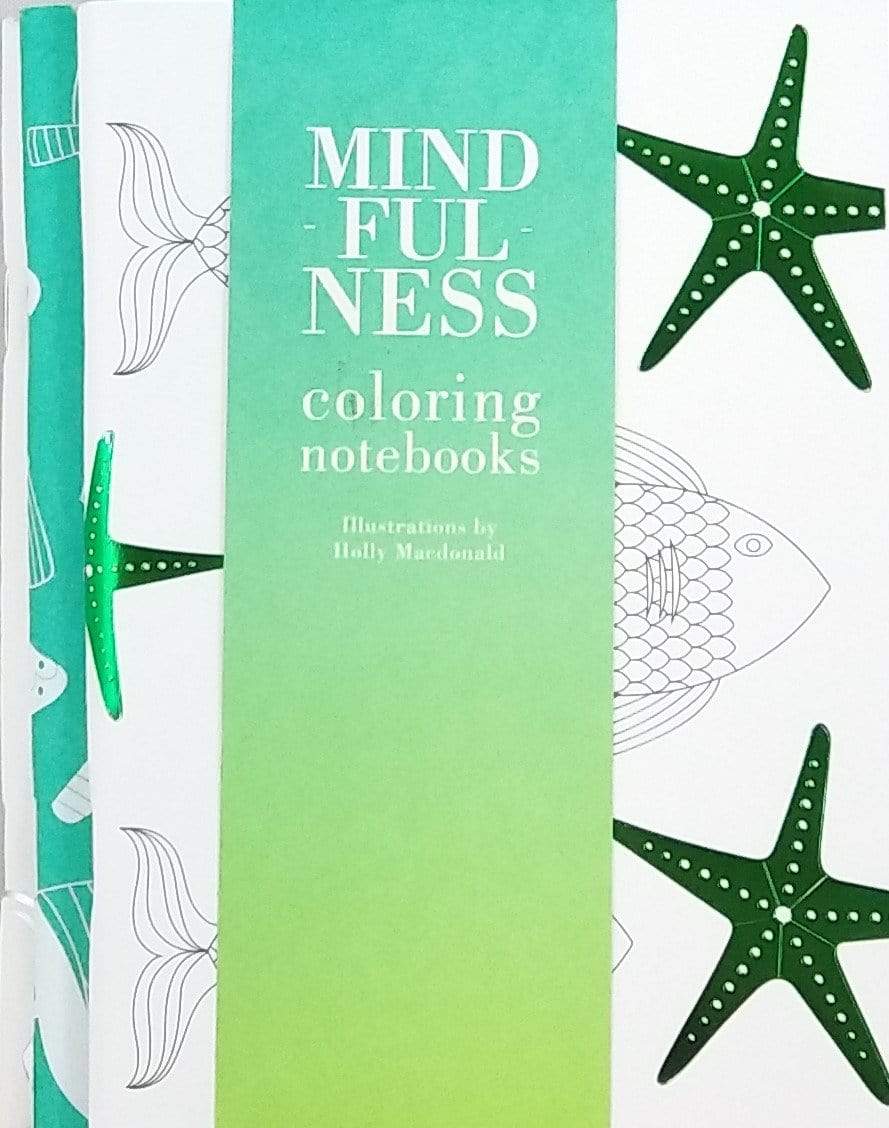 Mindfulness Coloring Set Of Three Notebooks