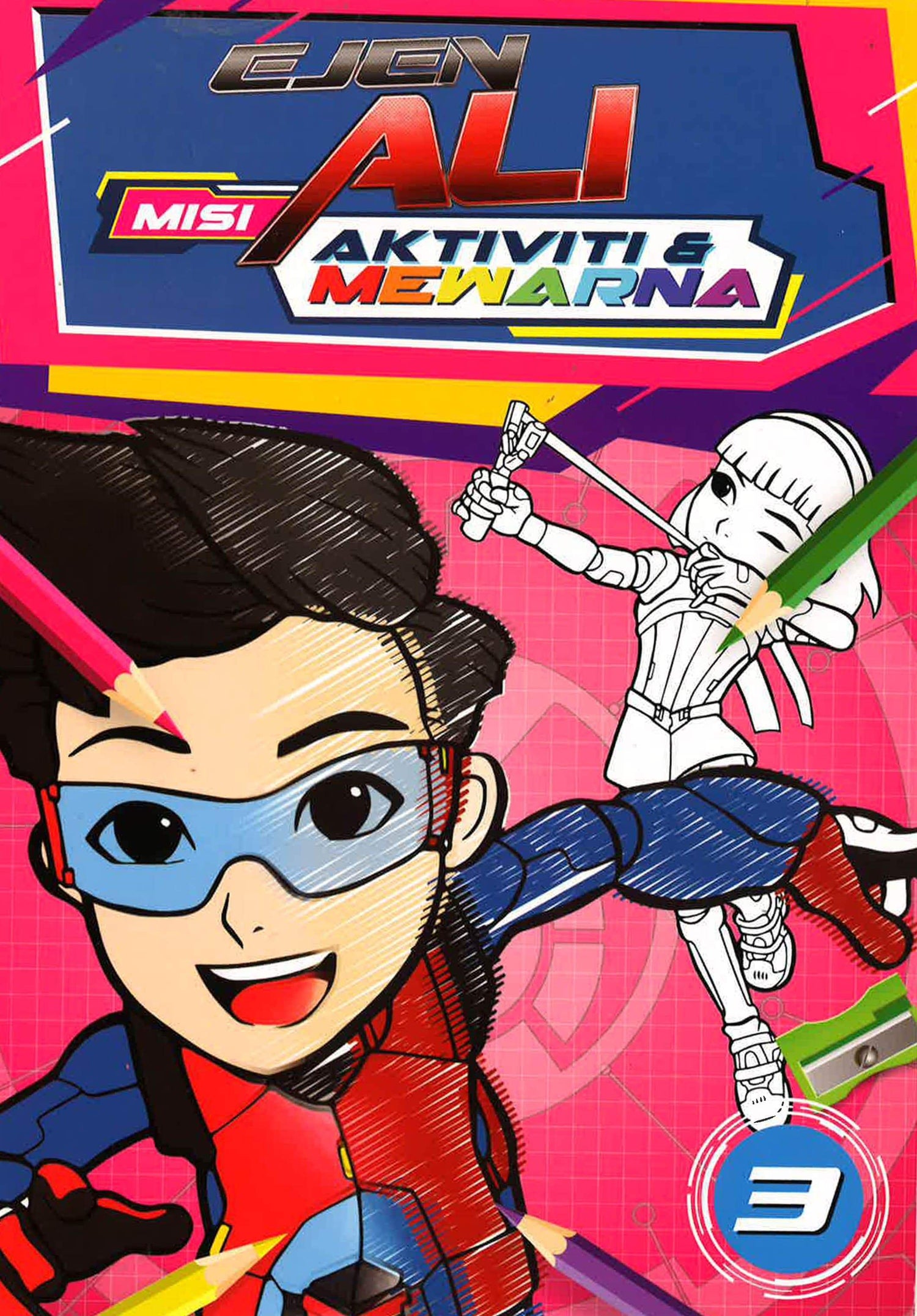 Misi Ejen Ali Aktiviti & Mewarna 3