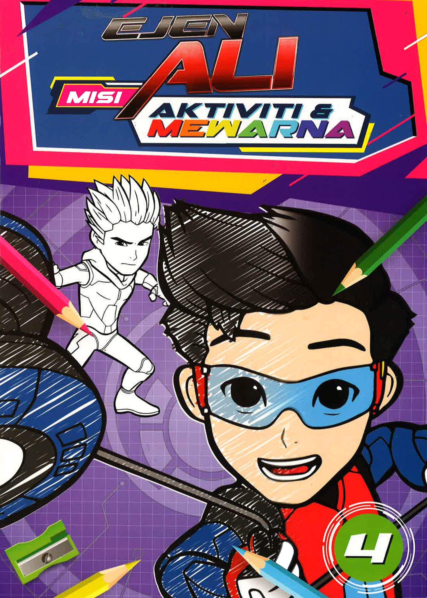 Misi Ejen Ali Aktiviti & Mewarna 4