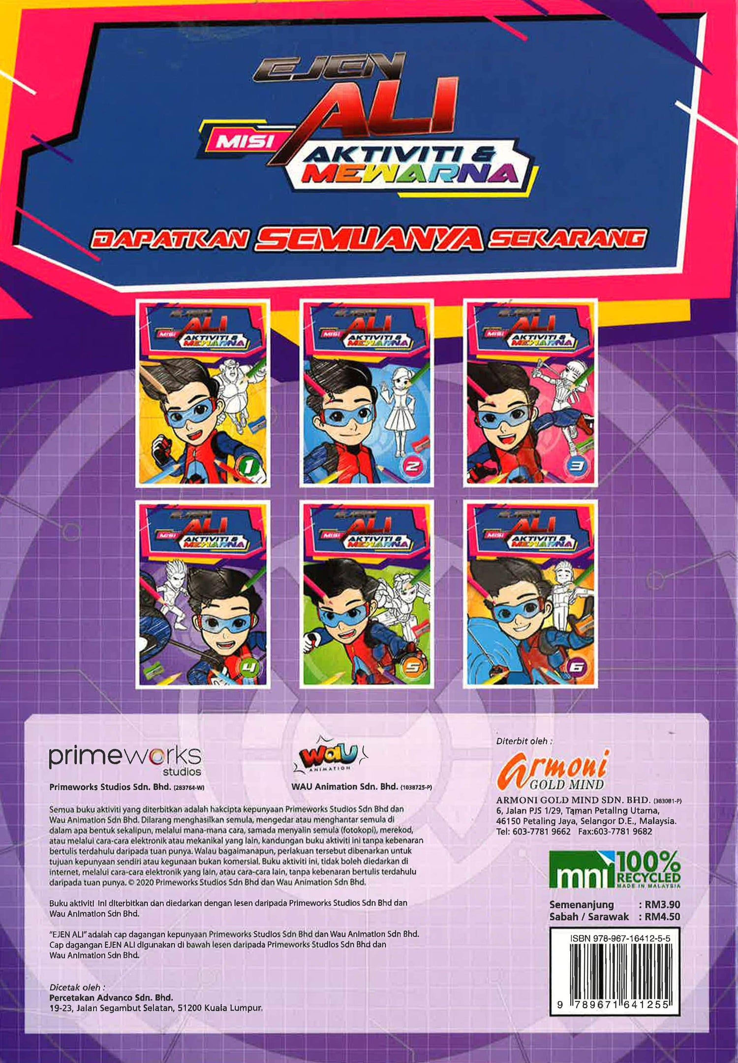 Misi Ejen Ali Aktiviti & Mewarna 4