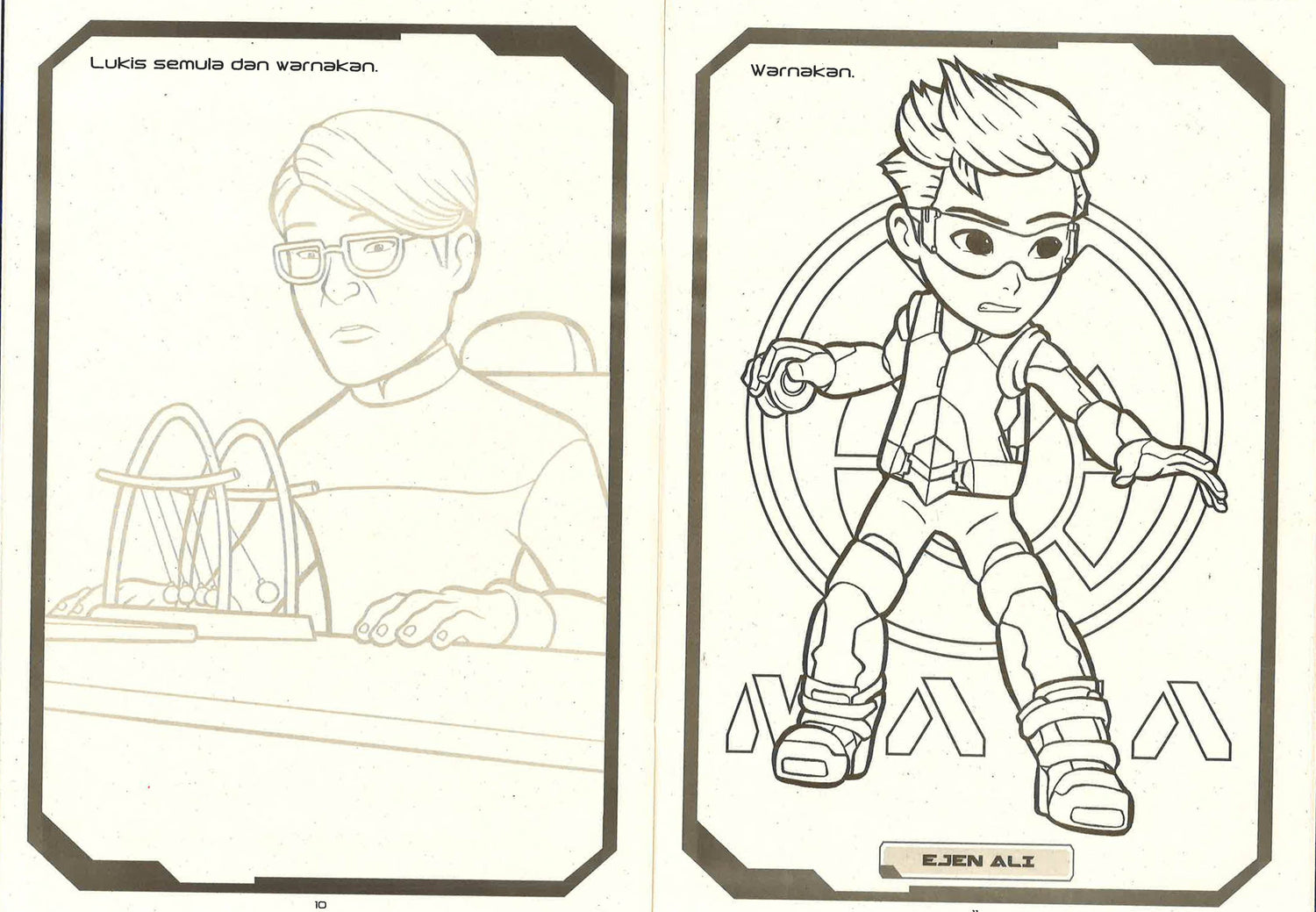 Misi Ejen Ali Aktiviti & Mewarna 4