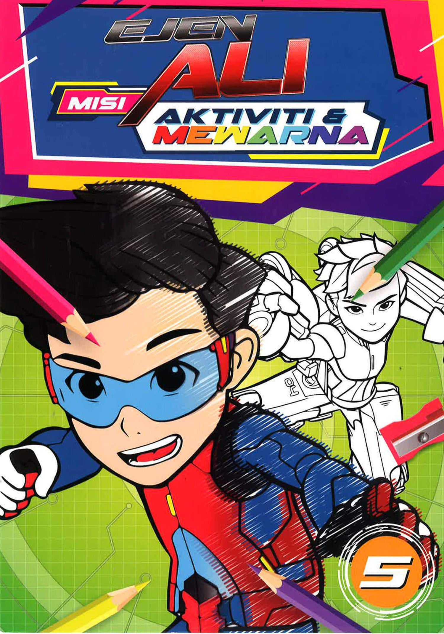 Misi Ejen Ali Aktiviti & Mewarna 5