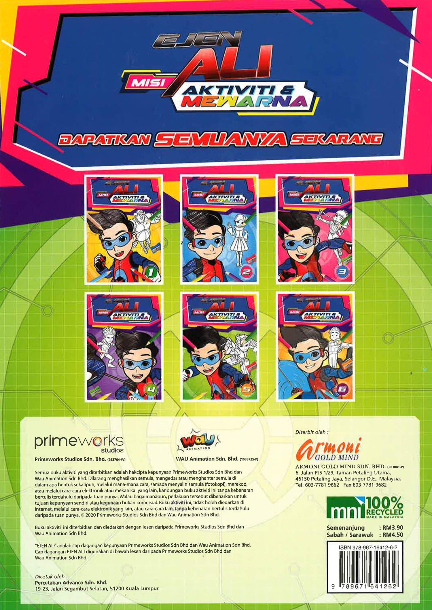 Misi Ejen Ali Aktiviti & Mewarna 5