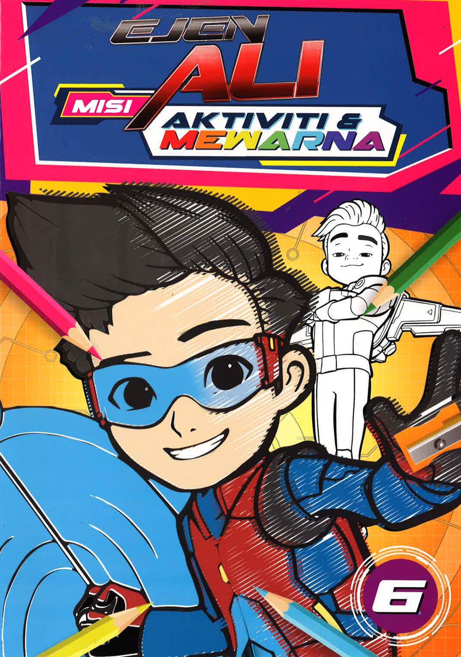 Misi Ejen Ali Aktiviti & Mewarna 6