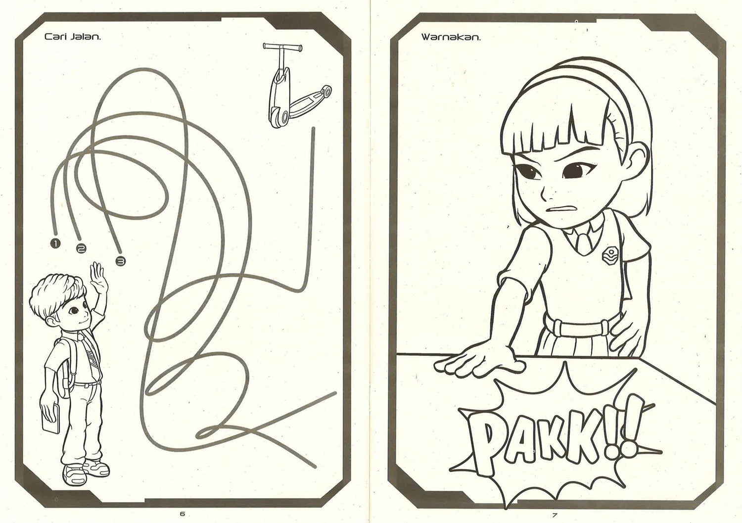 Misi Ejen Ali Aktiviti & Mewarna 6