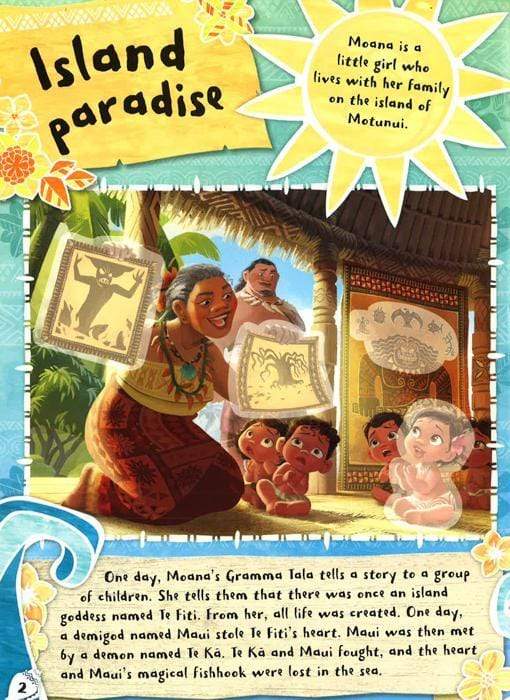 Moana Sticker Scenes