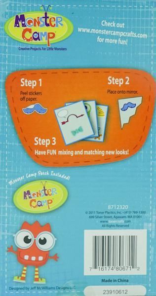 Monster Camp Makes 1 Monster Face Mirror Mix And Match