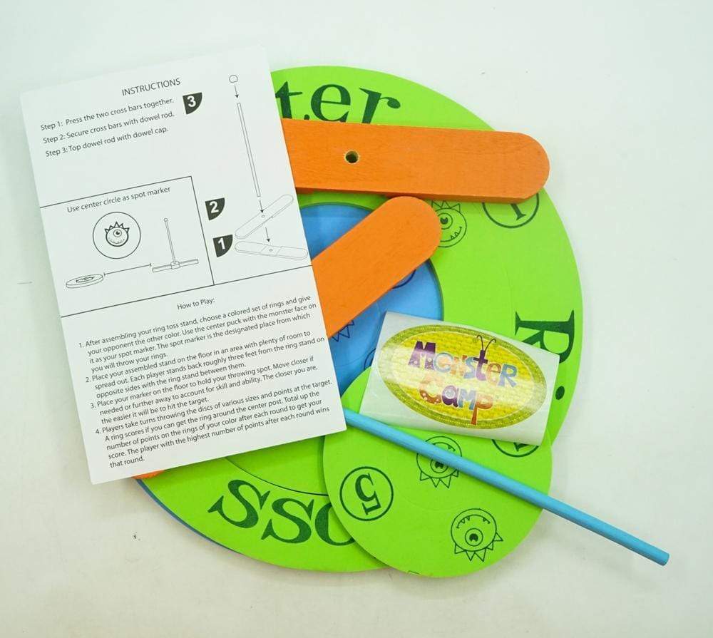 Monster Camp Makes 1 Monster Ring Toss Game