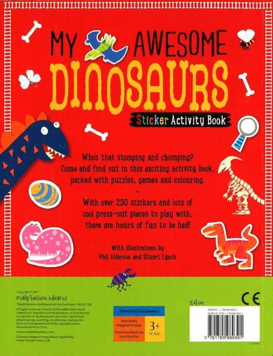 My Awesome Dinosaurs Sticker Activity Book