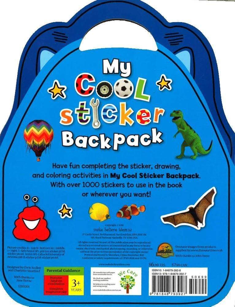 My Cool Sticker Backpack - Make Believe Ideas US