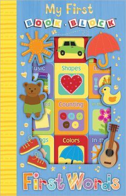 My First Book Block - First Words