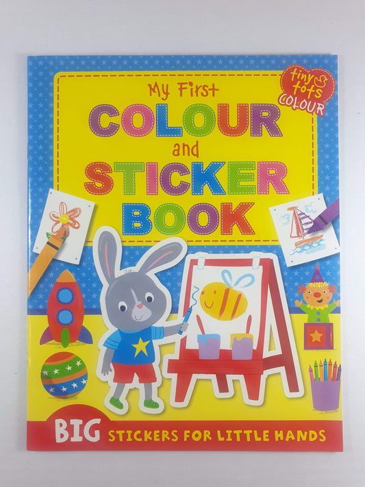 My First Colour & Sticker Book