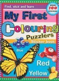 My First Colouring Puzzlers Stickers Book