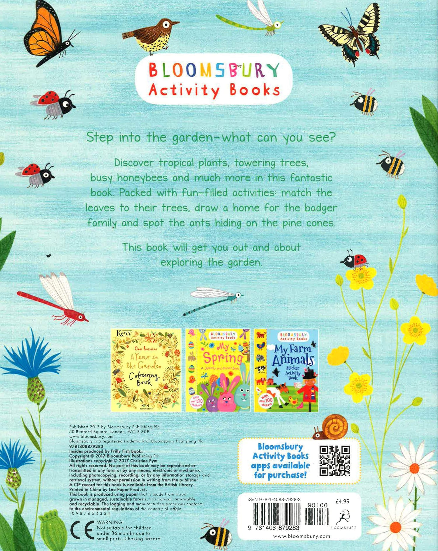 My First Garden Activity And Sticker Book