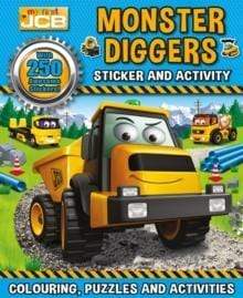 My First JCB: Monster Diggers Sticker and Activity