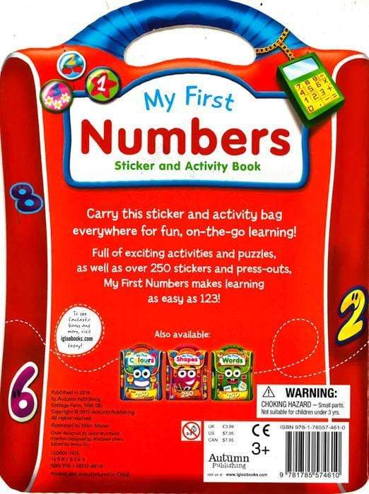 My First Numbers Sticker And Activity Book