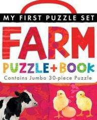 My First Puzzle Set: Farm Puzzle Plus Book