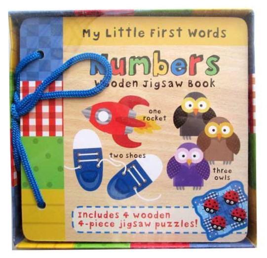 My Little First Words: Numbers Wooden Jigsaw Book