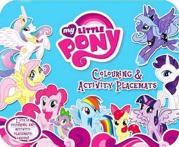 My Little Pony Colouring And Activity Placemats