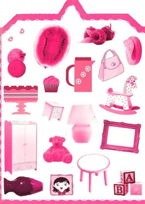 My Pink Doll's House Sticker Book - I Love Pink!