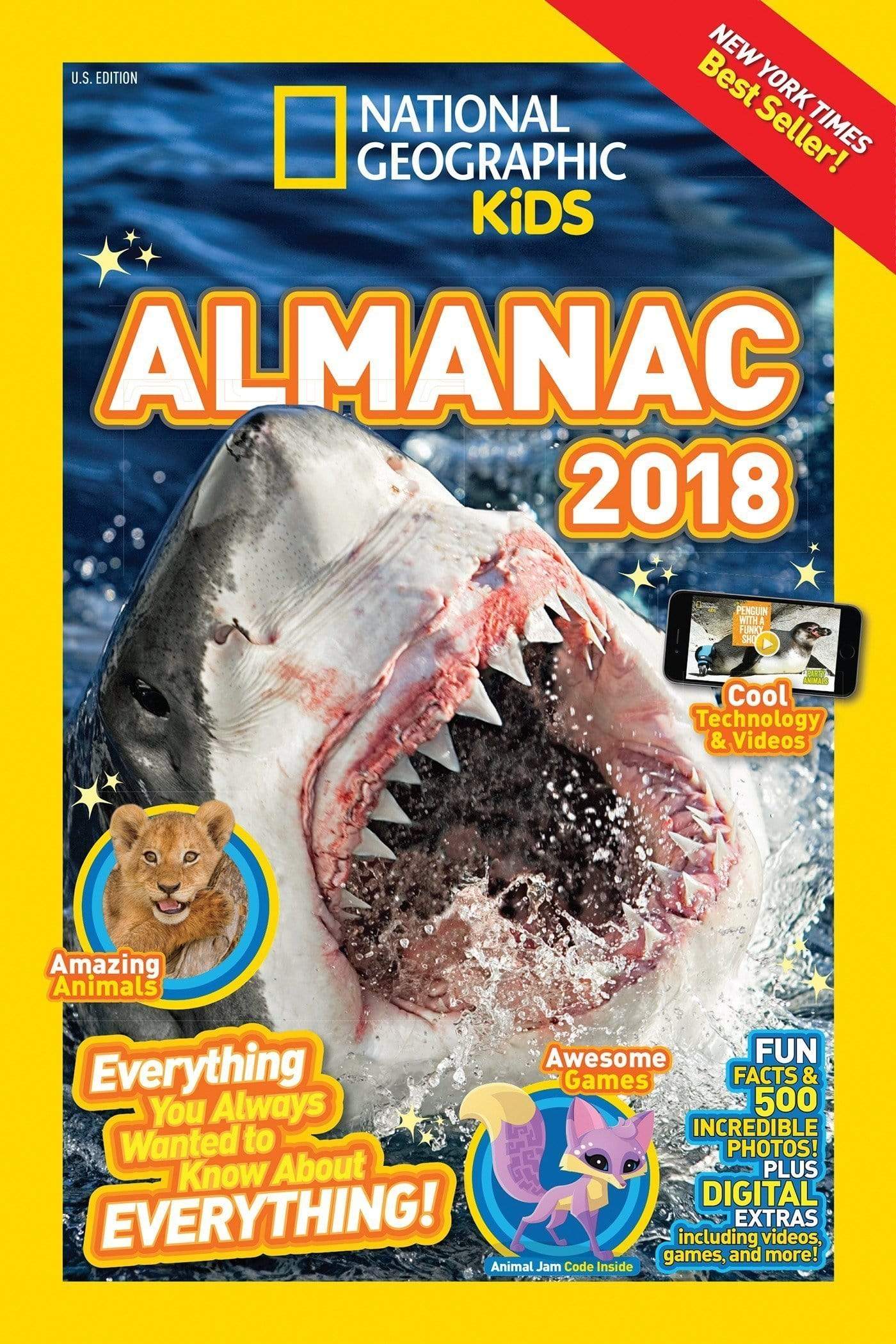 NATIONAL GEOGRAPHIC KIDS ALMANAC 2018