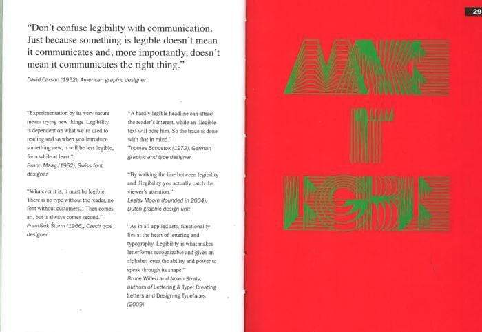 Never Use More Than Two Different Typefaces