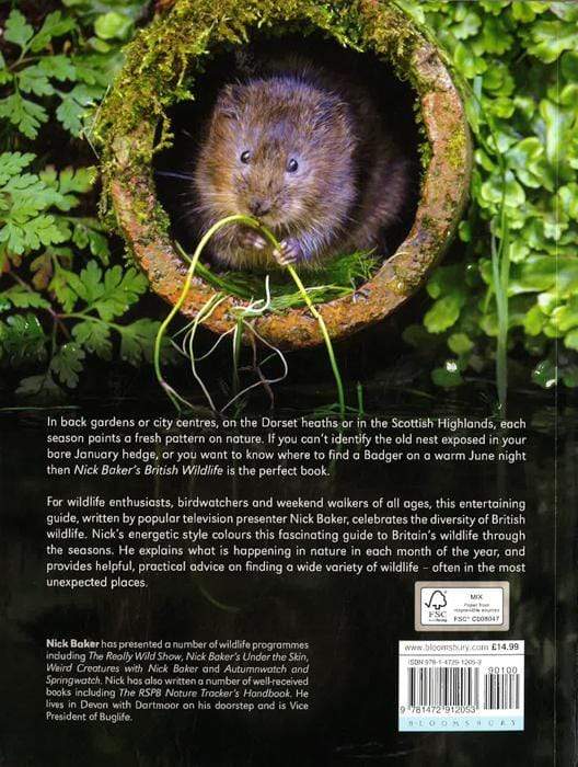 Nick Baker's British Wildlife : A Month-By-Month Guide