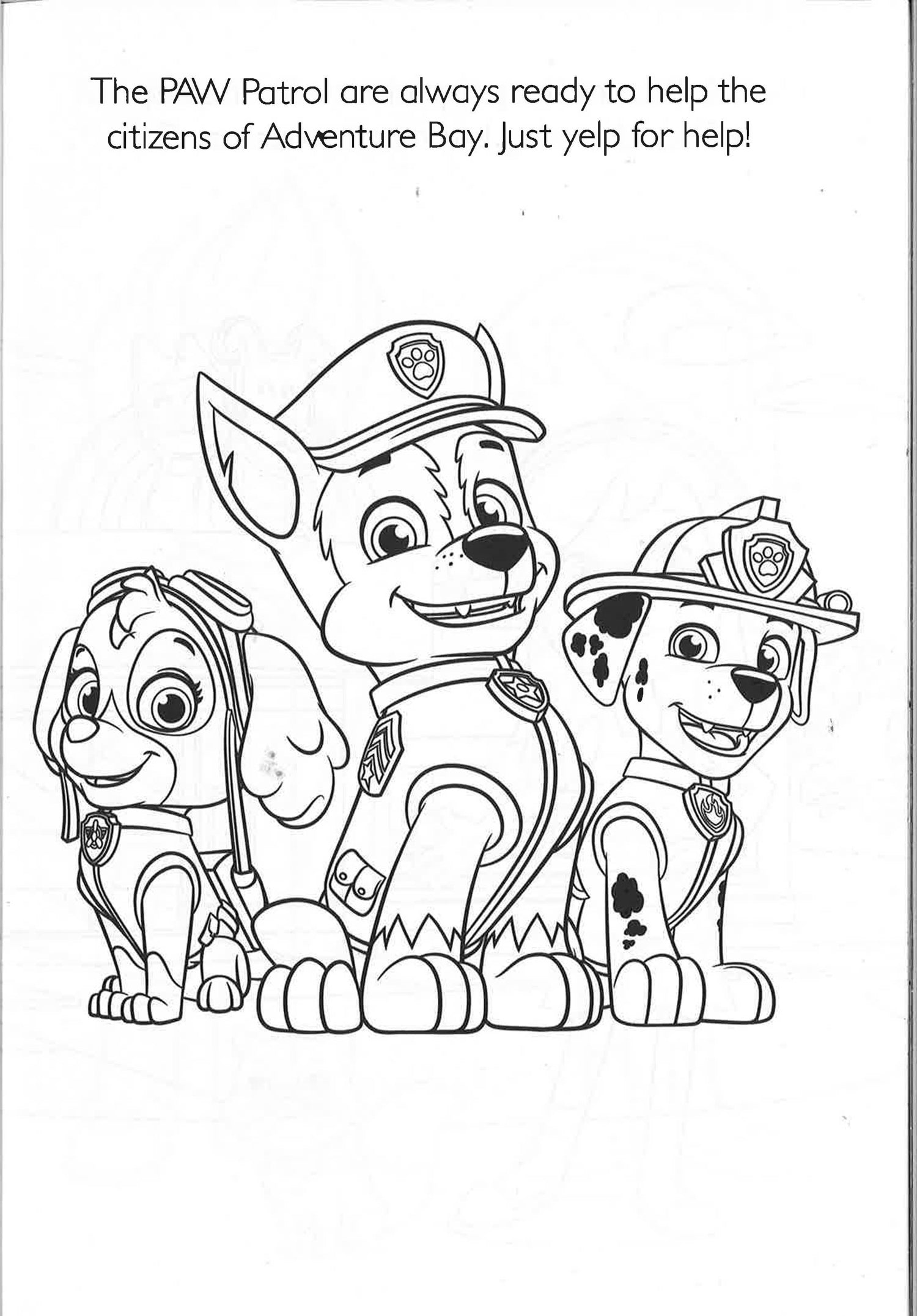 Nickelodeon Paw Patrol Mega Colouring