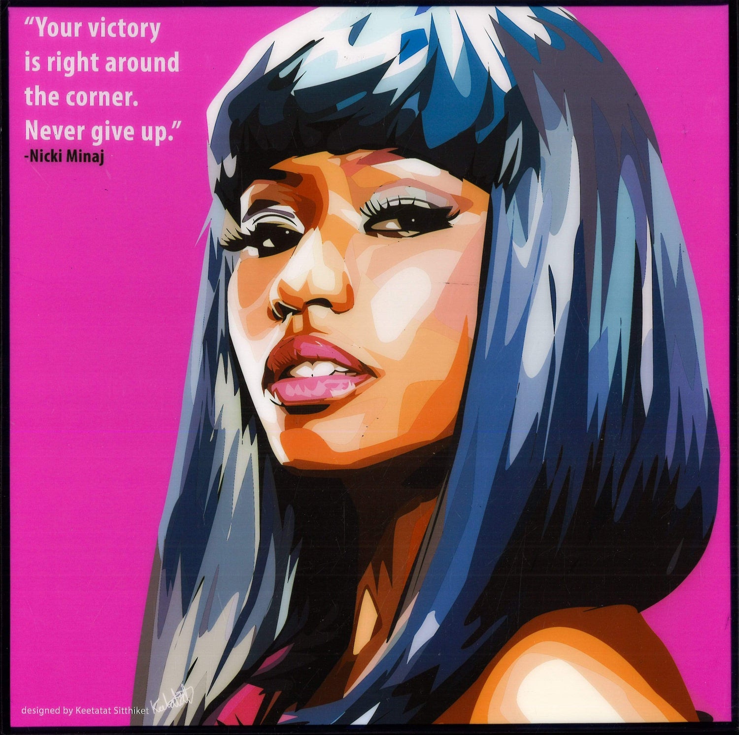 NICKI MINAJ POP ART (10'X10')