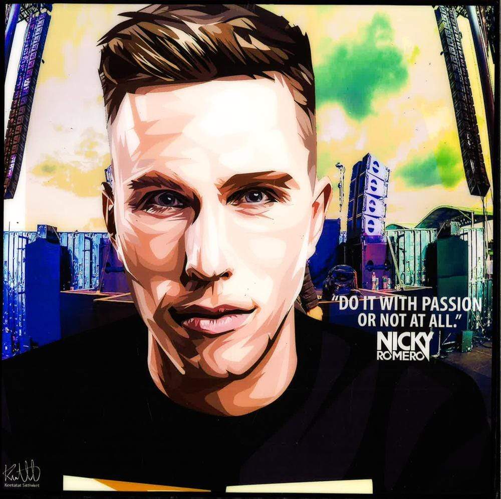 NICKY ROMERO-DJ (NEW DESIGN),(10X10) POP ART
