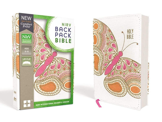 Nirv Backpack Bib Girl Fc Pink Butterfly