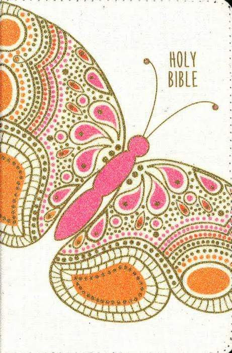 Nirv Backpack Bib Girl Fc Pink Butterfly