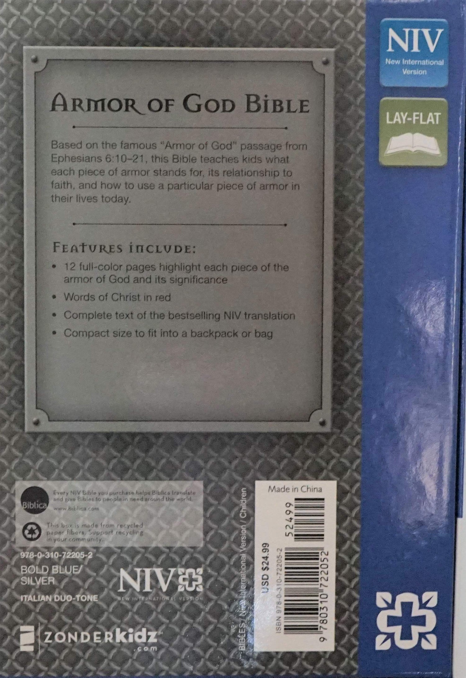 Niv: Armor Of God Bible