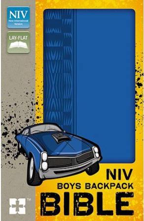 NIV Boys Backpack Bible