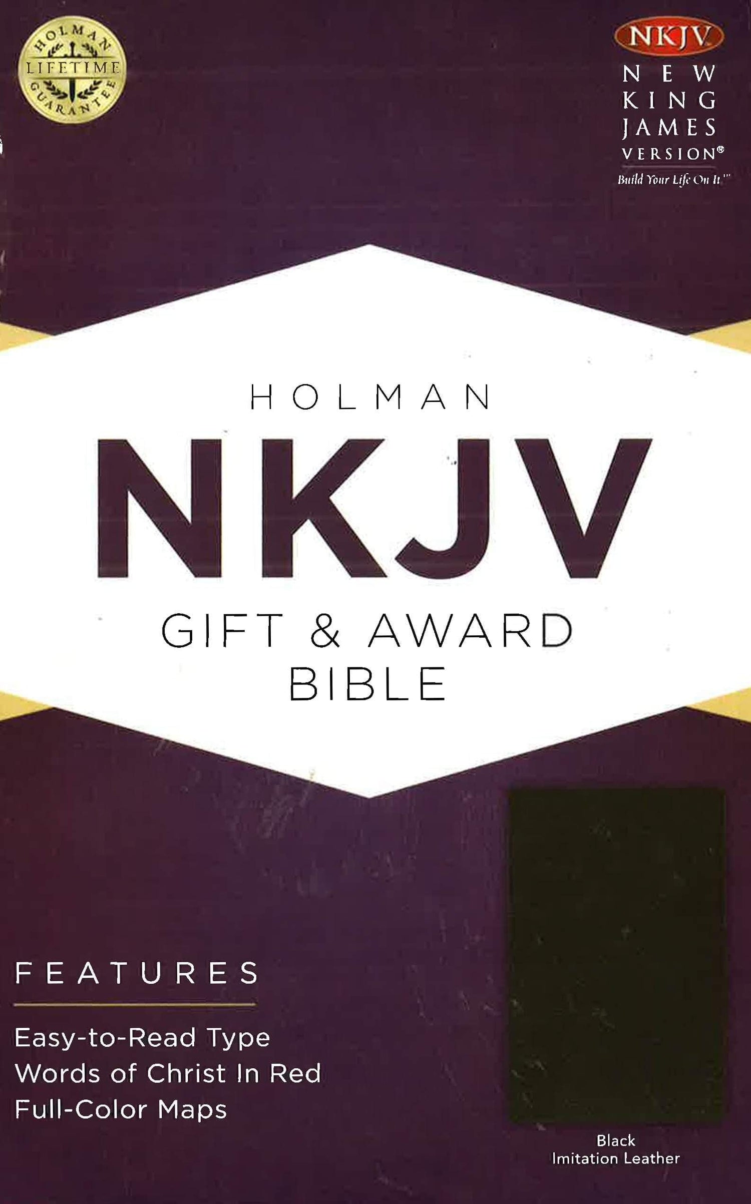 Nkjv Gift & Award Bible, Black Imitation Leather