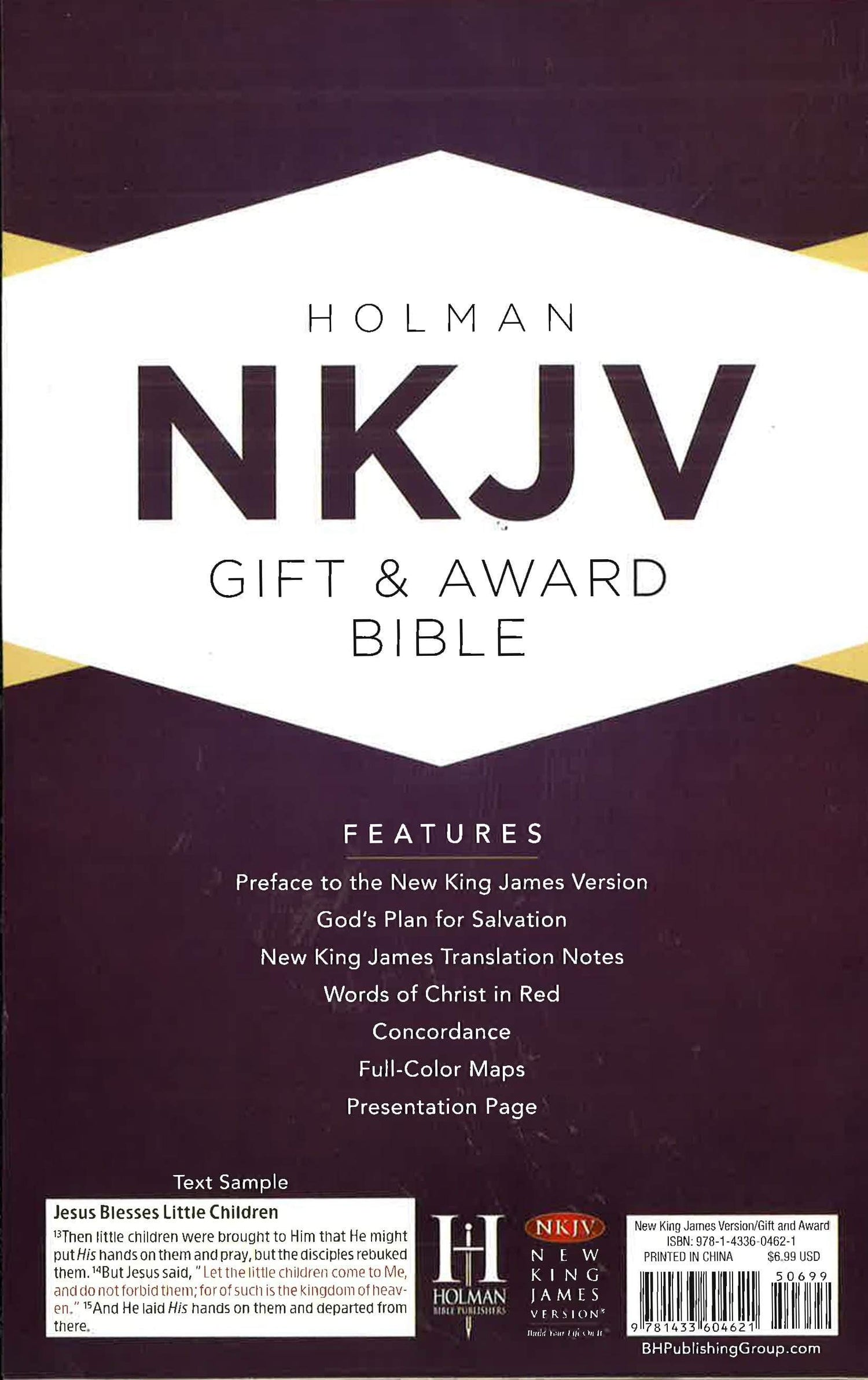 Nkjv Gift & Award Bible, Black Imitation Leather