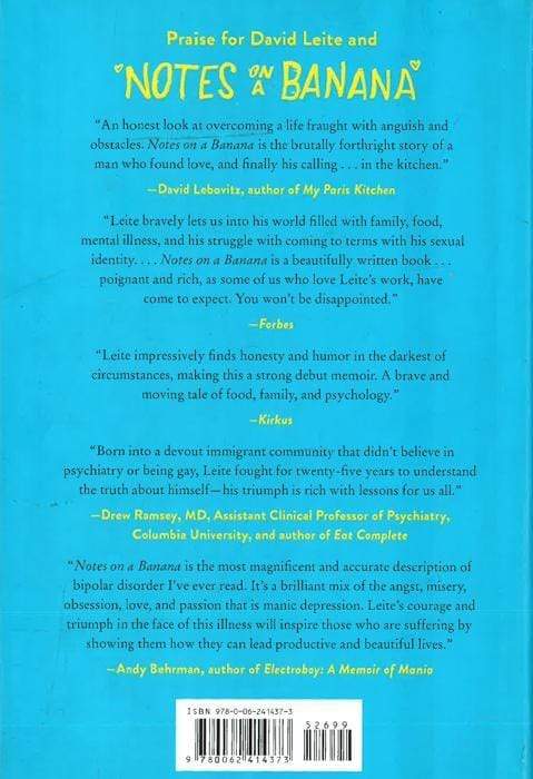 *Notes On A Banana: A Memoir Of Food, Love, And Manic Depression