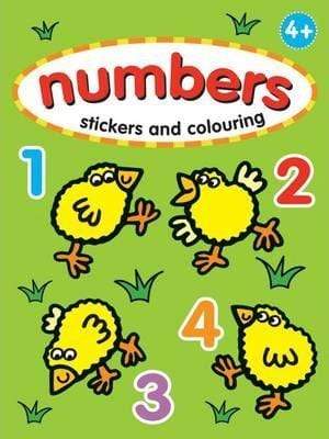 Numbers Stickers and Colouring