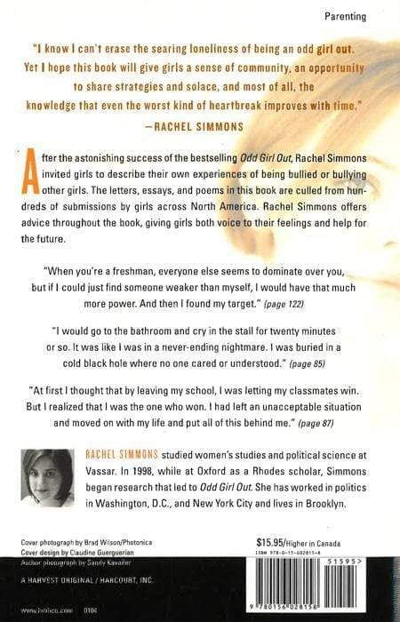 Odd Girl Speaks Out: Girls Write About Bullies Cliques Popularity And Jealous